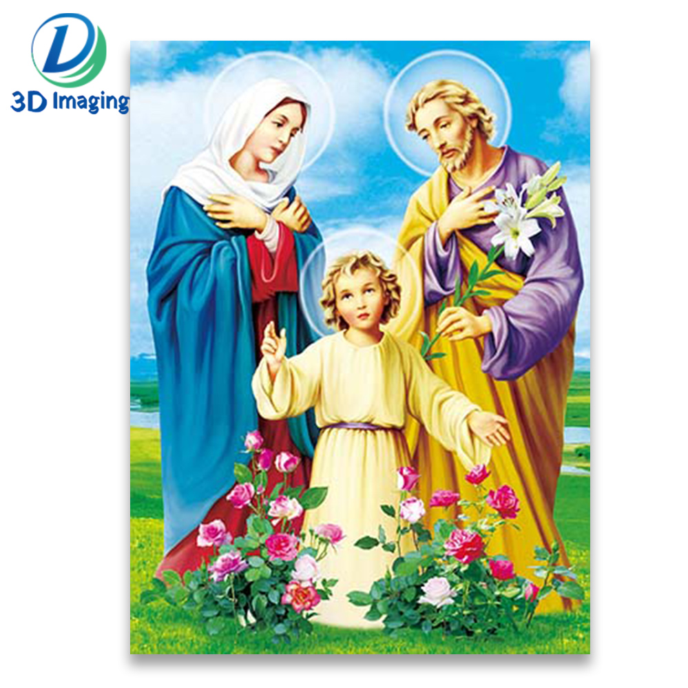 3d lenticular picture of Jesus's picture for Christian 3d new design