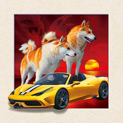 Hot selling 5D lenticular pictures wholesale custom 5d printed lenticular pictures of wolf